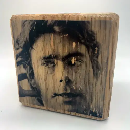 Stephen King Wood Block