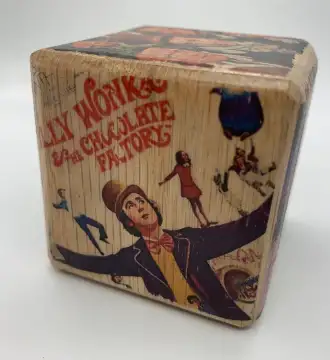 Willy Wonka Wood Block