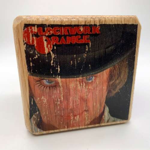 Clockwork Orange Wood Block