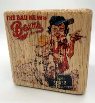 Bad News Bears Wood Block