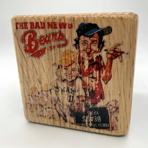 Bad News Bears Wood Block