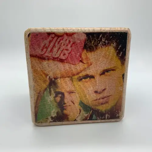 Fight Club Wood Block