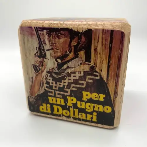 Clint Eastwood Westerns Wood Block