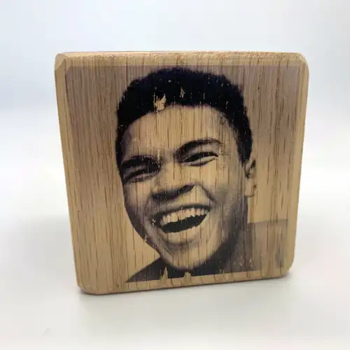Muhammad Ali Wood Block